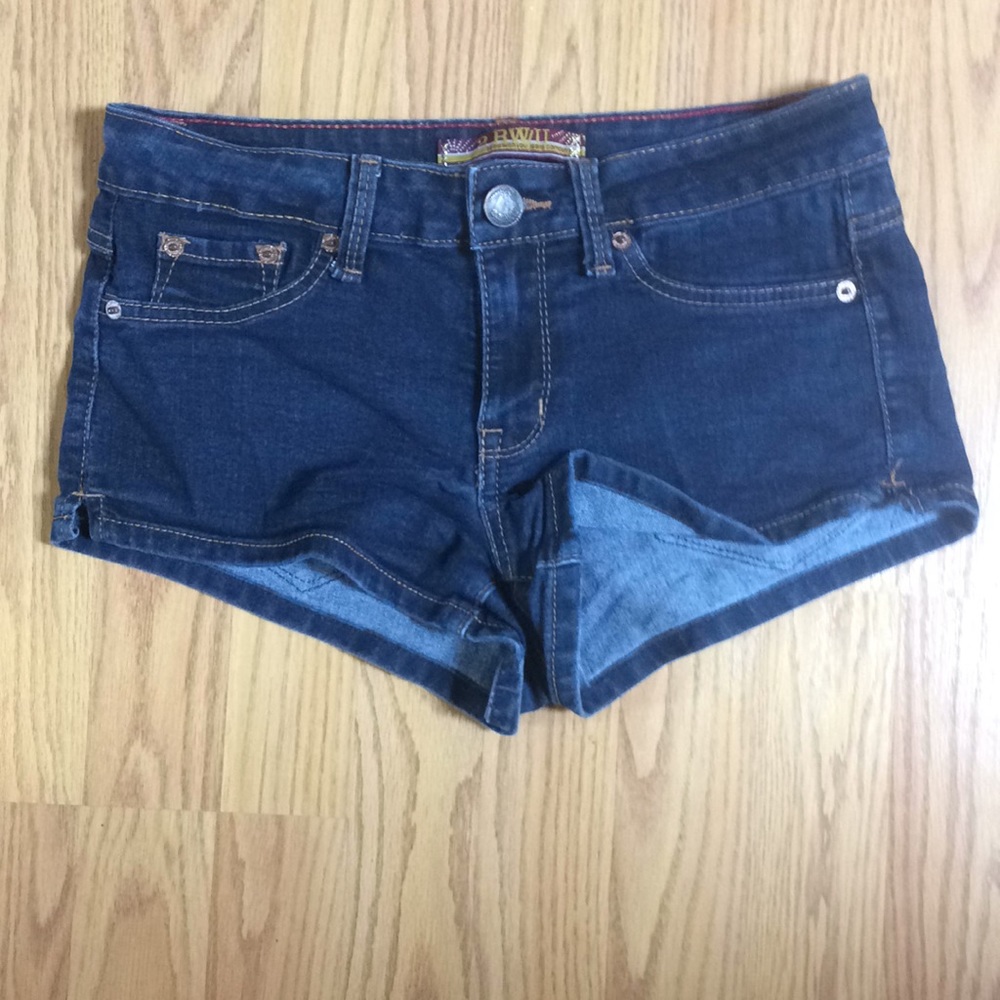 Denim shorts